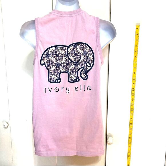 Elephant Ivory Ella Purple Girl's Sleeveless Tank Top XS - Picture 6 of 15